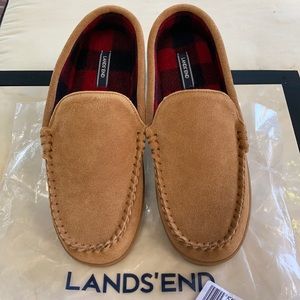 Men’s Suede Moccasin Slipper New